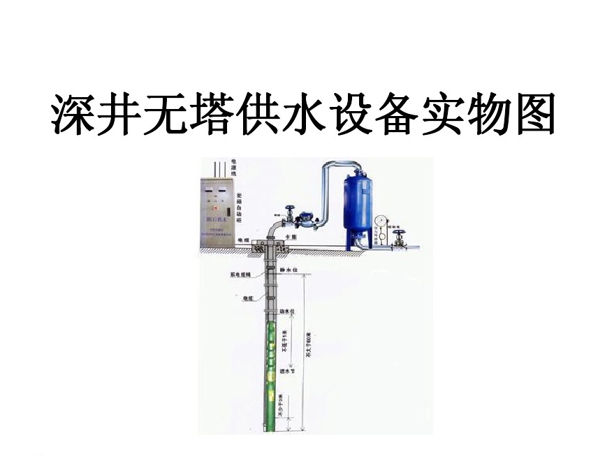 正定县井泵无塔式供水设备